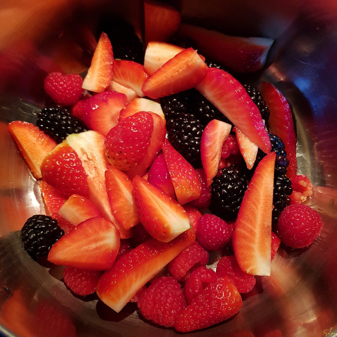 Triple Berry Mocktail Salma's Recipes Step by Step Recipes