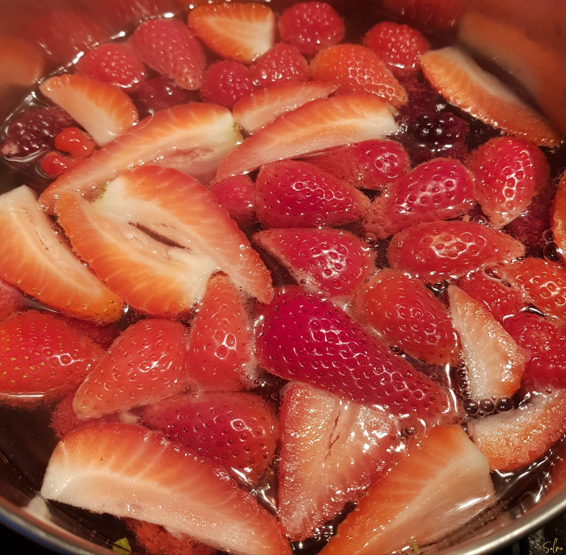 Triple Berry Mocktail Salma's Recipes Step by Step Recipes