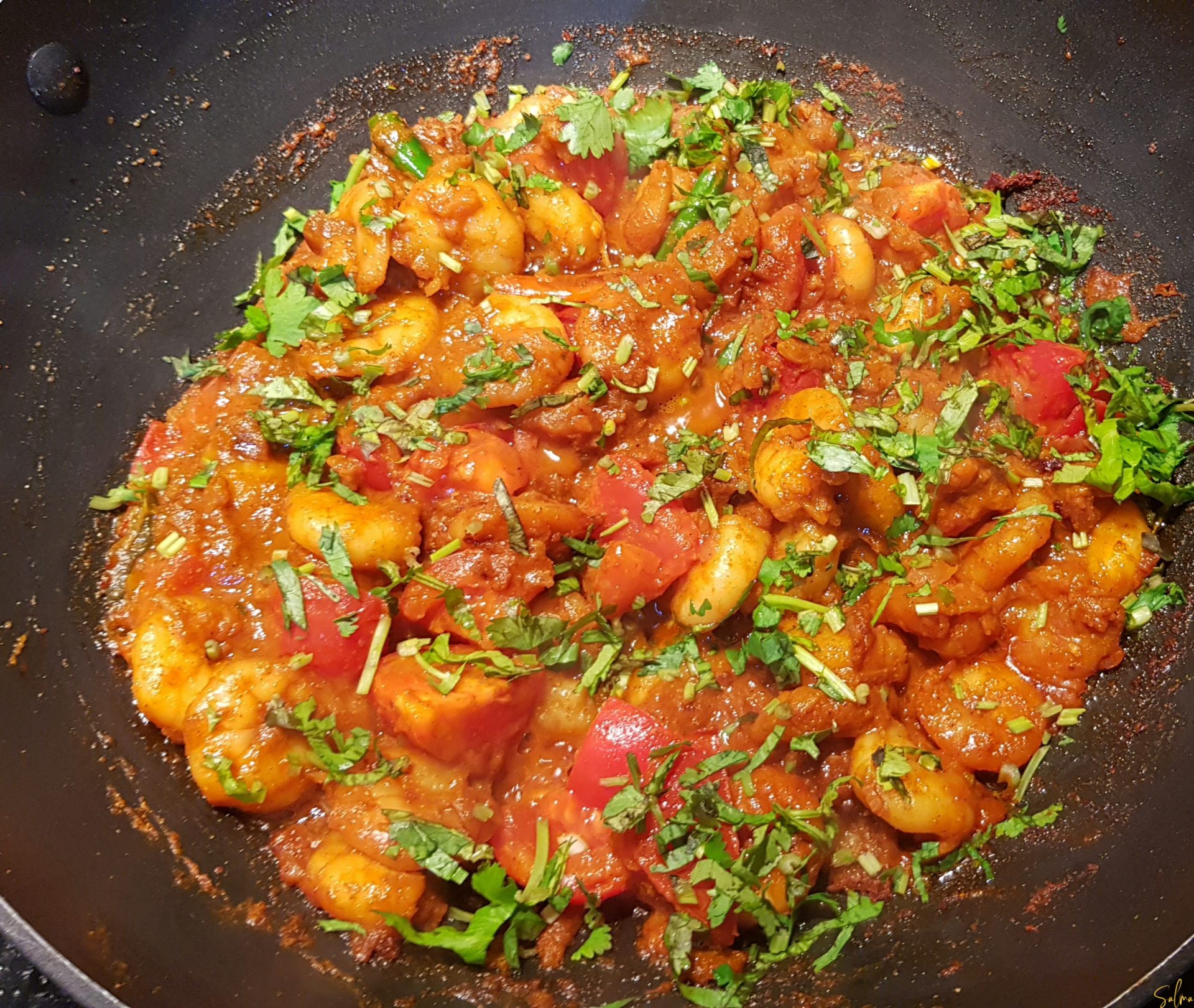 King Prawn Bhuna Salma's Recipes Step by Step Recipes